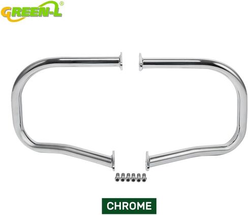Green-L Chrome 1 "أنبوب الطرق السريعة الخلفية الأنابيب مناسبة لـ Indian Challenger 2021-2024 Chieftain 2014-2024 Roadmaster 2015-2024 in Saudi Arabia