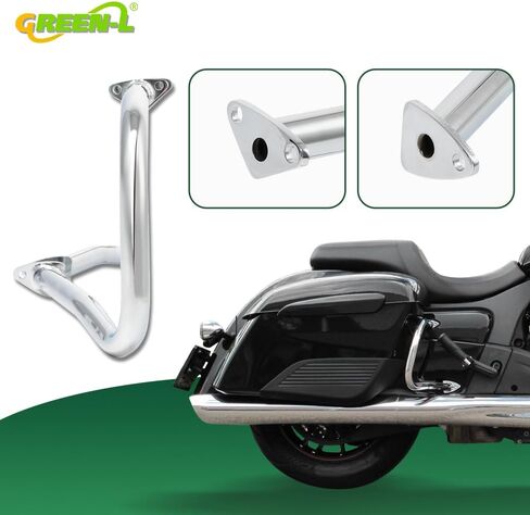 Green-L Chrome 1 "أنبوب الطرق السريعة الخلفية الأنابيب مناسبة لـ Indian Challenger 2021-2024 Chieftain 2014-2024 Roadmaster 2015-2024 in Saudi Arabia