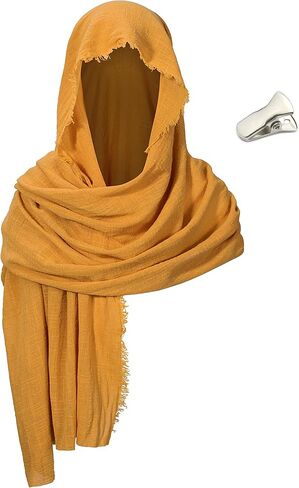 Post Apocalyptic Shawl Scarf for Kids Costume Shaman Cowl Medieval Sash Retro Cloak Cosplay in Kuwait