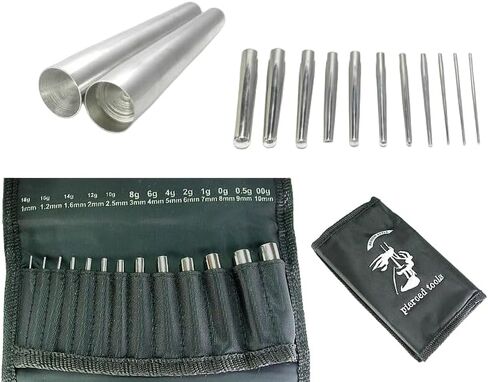 13pc Set ARROW Style of Insertion Taper 18g-00g (1mm-10mm) Expanders Lobe Expansion in Saudi Arabia