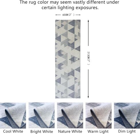JV Home Runner Rud Arrow Gray 2 'x 7' Area Rug Prucwway Soft Indoor Respible Rugs anti slip | رقيقة | ناعمة داخلية هندسية سجاد عداء لهجة Tapis Kitchen Mat Carpet Runner للدخول ، غرفة النوم in Saudi Arabia