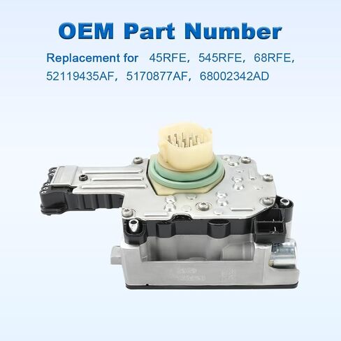 Solenoid Pack Block Compatible with Chrysler 300 300C Dodge Avenger Charger Ram 1500 2500 3500 Jeep Grand Cherokee Transmission Shift Solenoid Replacement for 45RFE 545RFE 52119435AF 5170877AF in Saudi Arabia