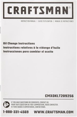 CRAFTSMAN Oil Change Kit Compatible with Honda TRX420FE/FM TRX420TE/TM TRX500FE 3 Qt 10W-40 Full Synthetic - In The Kit: 3 Quarts of Oil, 1 Filter, 1 Crush Washer, 1 Oil Change Sticker (CMXOKLT400178) in Saudi Arabia
