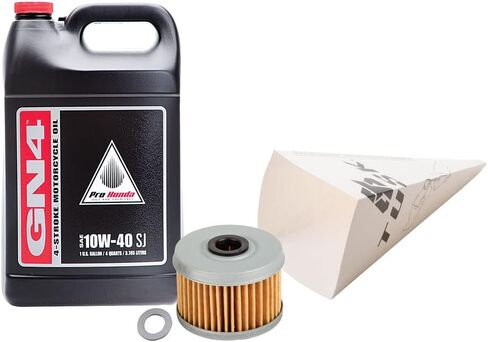 Tusk 4-Stroke Oil Change Kit Pro-Honda GN4 10W-40 Compatible with Honda Rancher 420 4x4 2015-2025 in Saudi Arabia