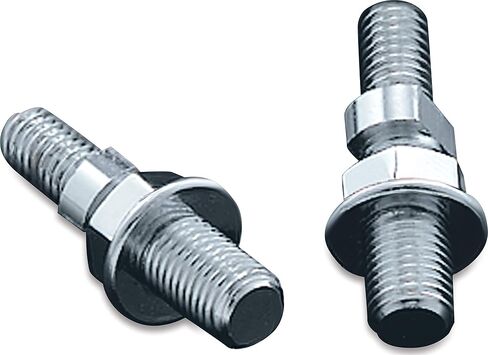 Kuryakyn 1411 Motorcycle Handlebar Accessory: Mirror Adapters for Honda, Indian, Kawasaki, Suzuki, Victory Motorcycles, Chrome, 1 Pair in Saudi Arabia