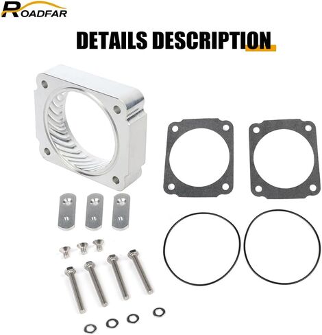 Roadfar Throttle Body Spacer متوافق مع Lincoln for Navigator 5.4L 1999-2010 ، Ford for Expedition 5.4L 1997-2010 ، for Ford for F-150 5.4L 1997-2004 in Saudi Arabia