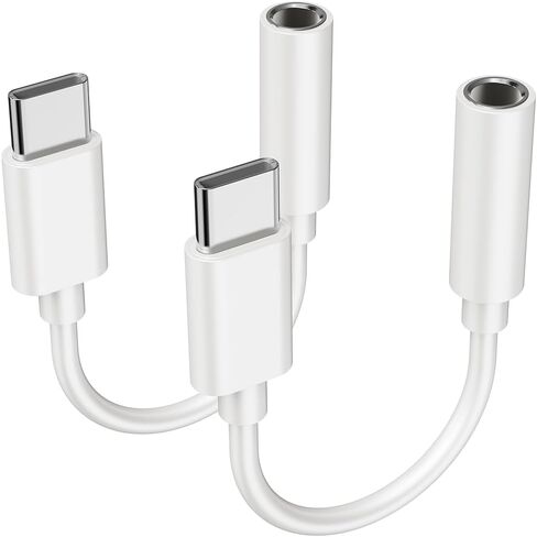 4 قطع من محول مقبس سماعة الرأس أنثى USB C إلى 3.5 مم، سلك كابل USB C إلى Aux Audio Dongle، متوافق مع Samsung S20/S20+/S20 Ultra وPixel 4/+ 4XL والمزيد من أجهزة USB C in Kuwait