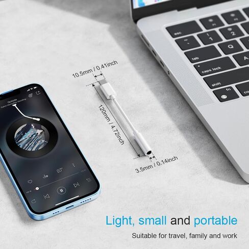 4 قطع من محول مقبس سماعة الرأس أنثى USB C إلى 3.5 مم، سلك كابل USB C إلى Aux Audio Dongle، متوافق مع Samsung S20/S20+/S20 Ultra وPixel 4/+ 4XL والمزيد من أجهزة USB C in Kuwait
