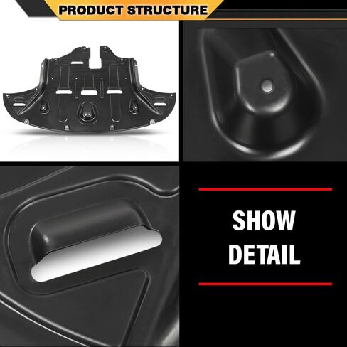 Engine Splash Shield Front Under Cover Compatible with Hyundai Tucson 2016-2021 29110D3600-PFM, HY1228190 in Saudi Arabia