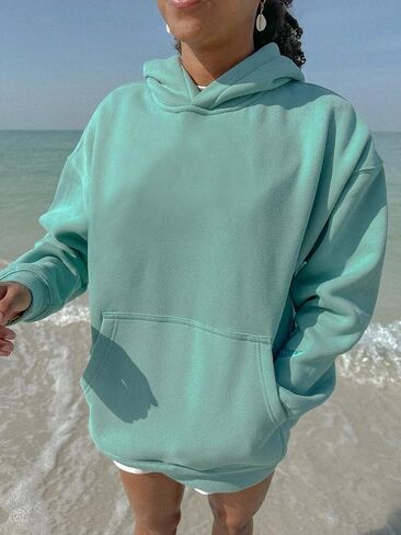 Women Y2K Embroidered Hoodie Floral Graphic Oversized Pullover Hoodie Cute Animal Pocket Hooded Sweatshirts in Saudi Arabia