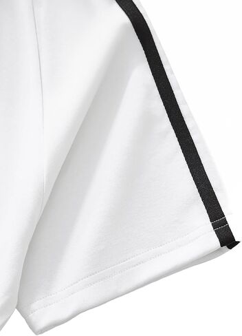 Dream Far Foundation Brands Top Fort Short Sleeve Top ، White ، S-XL ، BodyCon ، Round Neck ، Blend Cotton Pandex ، Raglan Sleeve in Saudi Arabia