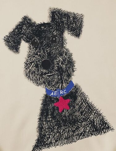 Aelfric Eden Dog Graphic Hoodie كبير الحجم النجمة من النوع الثقيل للجنسين Y2K عرض مقنع in Saudi Arabia