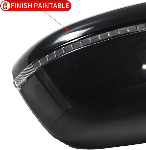 Marretoo for Nissan Rogue S ، SL ، SV ، SV Hybrid Side Mirror Assembly Presection Side Side Mirror for 2016-2019 Rogue 7pins Power+Lamp+Heat 963019TB1C-PFM ، NI1321287 (ليس للرياضة) in Saudi Arabia