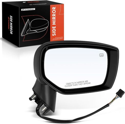 A-Premium Side Power Power Mirror-متوافقة مع Subaru Impreza 2015-2016 ، Crosstrek 2016-2017 ، XV Crosstrek 2015 ، WRX-يدوي مسخن أسود قابل للطي خارجي مرآة مع مرآة المنعطف مع مرآة الدوران مع مرآة الدوران in Saudi Arabia