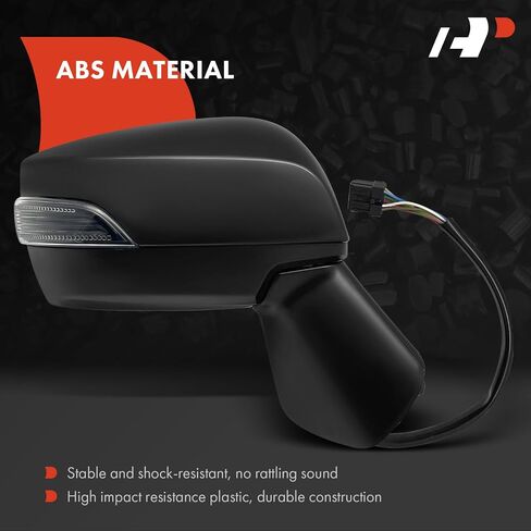 A-Premium Side Power Power Mirror-متوافقة مع Subaru Impreza 2015-2016 ، Crosstrek 2016-2017 ، XV Crosstrek 2015 ، WRX-يدوي مسخن أسود قابل للطي خارجي مرآة مع مرآة المنعطف مع مرآة الدوران مع مرآة الدوران in Saudi Arabia