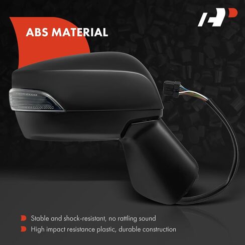 A-Premium Side Power Power Mirror-متوافقة مع Subaru Impreza 2015-2016 ، Crosstrek 2016-2017 ، XV Crosstrek 2015 ، WRX-يدوي مسخن أسود قابل للطي خارجي مرآة مع مرآة المنعطف مع مرآة الدوران مع مرآة الدوران in Kuwait