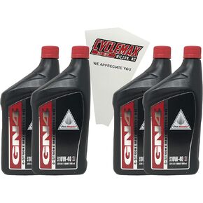 أربع حزمة متوافقة مع Honda GN4 Engine 10W-40 Oil 08C35-A141M01 يحتوي على أربع كوارت وقمع in Kuwait