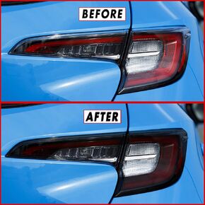 SlickMod PreCut Vinyl Smoke Tint for 2019-2021 Toyota Corolla Hatchback Reflector (4. Reflector, 35 Light Smoke) in Saudi Arabia