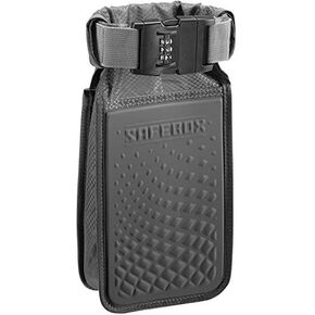 Lewis N. Clark Safebox Portable Safe with Anti Theft Combination Lock and Slash Resistant Material to Protect Wallet, iPhone and Valuables at the Beach, Pool, Camping + Hotel, Small in Kuwait