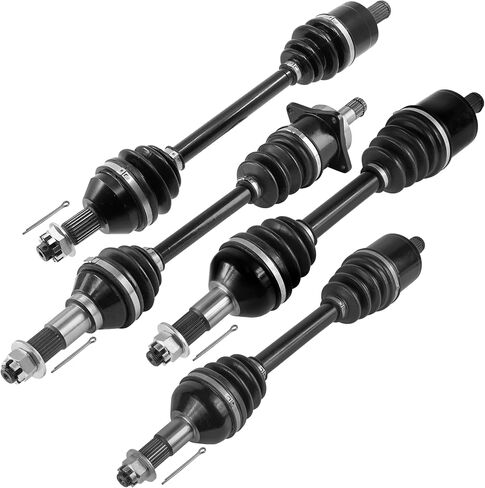 Caltric Front Rear Left Right Axles Compatible with Can-am Outlander Max 400 4X4 Ho 2008-2015 in Saudi Arabia