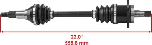 Caltric Front Rear Left Right Axles Compatible with Can-am Outlander Max 400 4X4 Ho 2008-2015 in Saudi Arabia