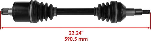 Caltric Front Rear Left Right Axles Compatible with Can-am Outlander Max 400 4X4 Ho 2008-2015 in Saudi Arabia