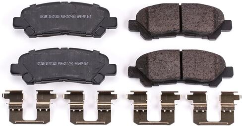 Power Stop 17-1325, Z17 Rear Ceramic Brake Pads with Hardware For Toyota Highlander 2008-2013 [Model Specific] in Saudi Arabia