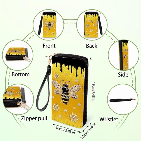 I'm Fine Everthing Is Fine Cute Cat Wallet - With Zip And Multiple Compartments, Cat-Themed Credit Card Wallet For Women in Saudi Arabia