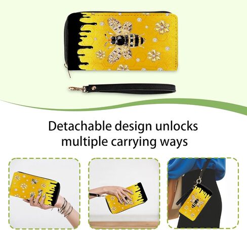 I'm Fine Everthing Is Fine Cute Cat Wallet - With Zip And Multiple Compartments, Cat-Themed Credit Card Wallet For Women in Saudi Arabia