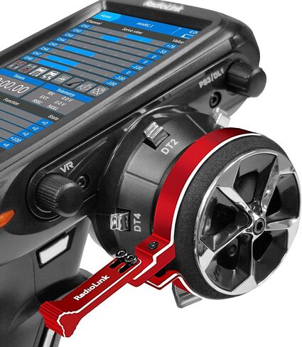 ملحق التحكم في عجلة اليد من Radiolink بيد واحدة لجهاز Radiolink RC8X RC6GS RC4GS/Dumborc X6 X4/Flysky NB4، وحدة تحكم في عجلة القيادة قابلة للتعديل من سبيكة in Kuwait