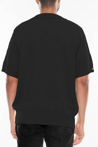 Weiv Men's Charlie Brown Polo Shirt S-5X Short Sleeve Shirt Midweight Acrylic Stretch Button Casual Top in Saudi Arabia