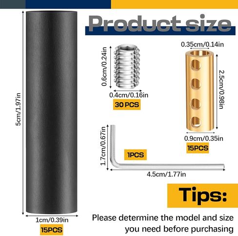 15 Sets Underground Wire Splice Kit Wire Connectors Suit for Wire Under 12 Awg 60 Amp Splicing Quick Wiring Connection Nut Kit Terminal with Shrink Tubes and Screws Circuit Connector in Saudi Arabia