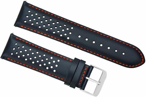 Ewatchparts 18-19-20-21-22-23-24mm ملم جلدي مثقبة حزام حزام الشريط in Kuwait