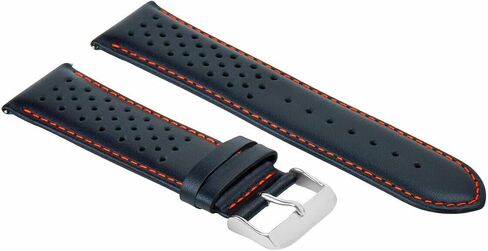 Ewatchparts 18-19-20-21-22-23-24mm ملم جلدي مثقبة حزام حزام الشريط in Kuwait