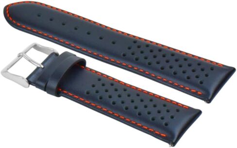 Ewatchparts 18-19-20-21-22-23-24mm ملم جلدي مثقبة حزام حزام الشريط in Kuwait
