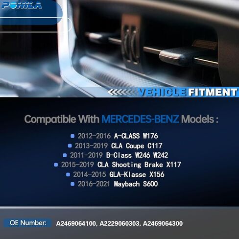 HVAC Blower Motor Resistor Replacement for Mercedes-Benz S-Class, Mercedes-Benz A-Class, Mercedes-Benz B-Class, Mercedes-Benz CLA-Class, Replaces# A2469064100, A2229060303, A2469064300 in Kuwait