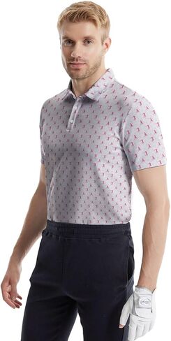 Golf Polo Shirts for Men Funny Short Sleeve Polo Shirts Golf Gifts Quick Dry Moisture Wicking Mens Hawaiian Polos Shirt in Saudi Arabia