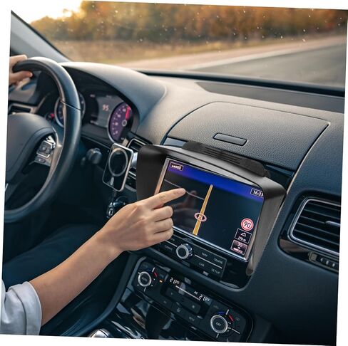 7in GPS Visor, Anti-Glare Navigation Visor, Adjustable Clip Design, Universal Compatibility, Car Accessories Improve Driving Comfort in Saudi Arabia