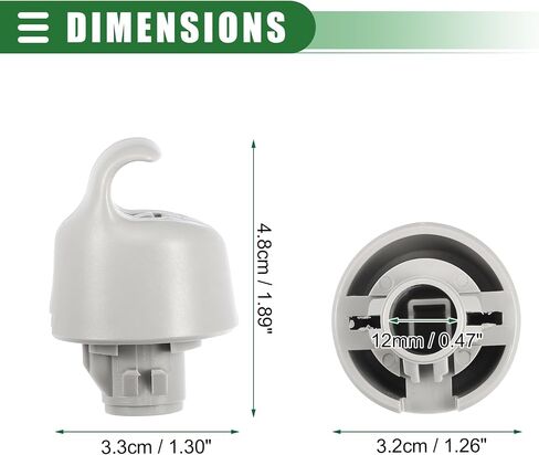 Motoforti Car Sun Visor Holder Clip ، Sun Visor Bracket Clips Hooker ، لنيسان باثفايندر 2013-2022 ، البلاستيك ، رقم 964093JA0A ، رمادي in Saudi Arabia