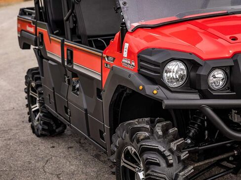 SuperATV Deluxe Plug and Play Turn Signal Kit Compatible with Kawasaki Mule Pro FXT/DXT/DX/FX/FXR (2016+) - Easy Installation in Saudi Arabia