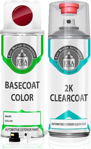 ERA Paints U6 - Red Candy Tint Metallic for FORD Exact Match Automotive Touch Up Paint Spray - Essential Kit in Saudi Arabia