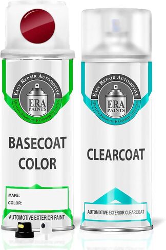 ERA Paints U6 - Red Candy Tint Metallic for FORD Exact Match Automotive Touch Up Paint Spray - Essential Kit in Saudi Arabia