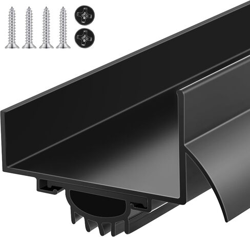 2 قطعة 1-3 / 4 × 36 U على شكل باب من الألومنيوم من أسفل الاجتياح مع غطاء بالتنقيط للباب فضي تحت الباب مانع تسرب المسمار على الأبواب الخارجية للأبواب الخارجية شريط السير الوقائي للباب الأمامي in Kuwait
