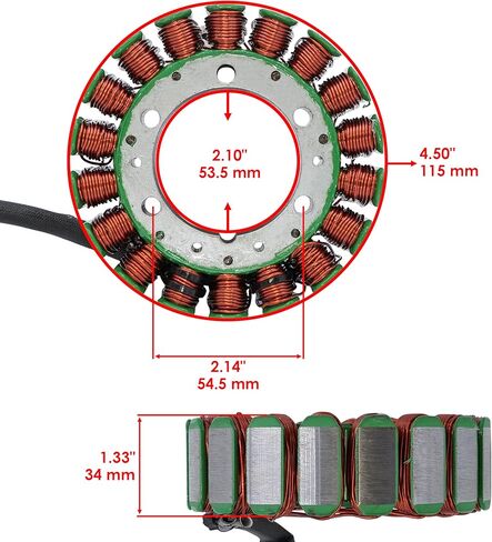 Caltric Stator متوافق مع Honda Shadow Ace 1100 VT1100C2 VT-1100C2 1995-1999 in Saudi Arabia