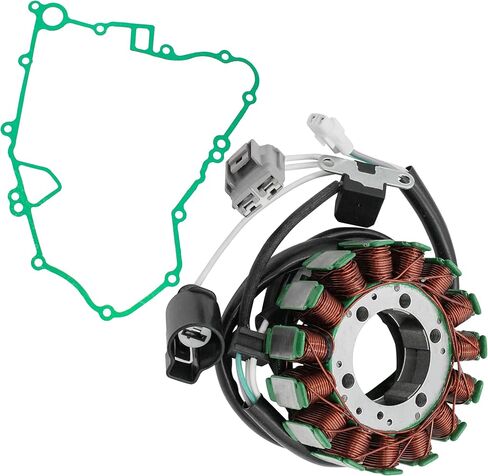 Caltric Stator And Gasket Compatible with Kawasaki Brute Force 750 Kvf750 L G Kvf750 H J 4X4I 2012-2019 in Saudi Arabia