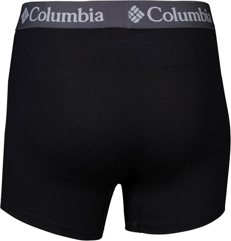 Columbia Men's 6 Pack Performance Boxer Brief, Teal/Neon Green/Black, Small in Saudi Arabia