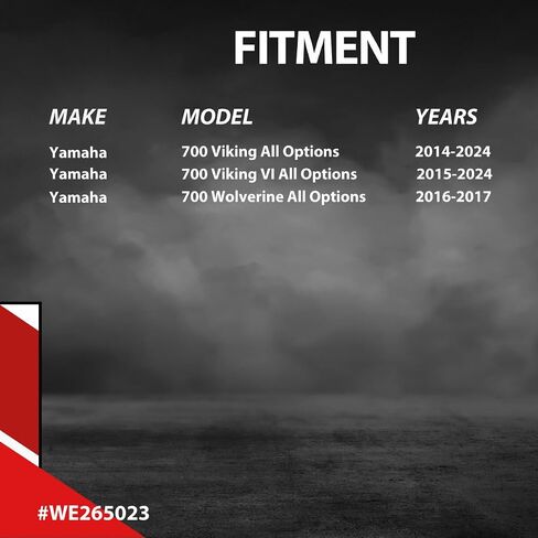 استبدال حزام الواجب الشديد لـ Yamaha Viking 700 (2014-2021) و Wolverine 700 (2016-2017) | يحل محل OE 1xD-17641-00-00 و 2MB-E7641-00-00 in Saudi Arabia