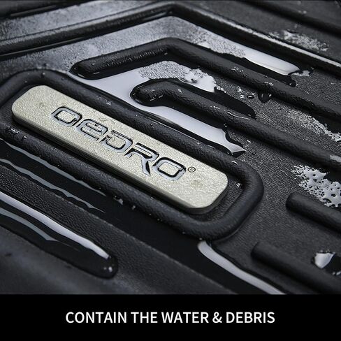OEDRO Floor Mats & Cargo Mat Fit for 2021-2025 Chevrolet Suburban / 2021-2025 GMC Yukon XL 7-Seater, TPE All Weather 3 Row Floor Liners and Cargo Liners, Black in Saudi Arabia