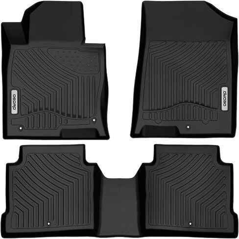 OEDRO Floor Mats & Cargo Mat Fit for 2021-2025 Chevrolet Suburban / 2021-2025 GMC Yukon XL 7-Seater, TPE All Weather 3 Row Floor Liners and Cargo Liners, Black in Saudi Arabia