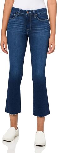 PAIGE Women's Colette Crop Flare Raw Hem Jean in Saudi Arabia